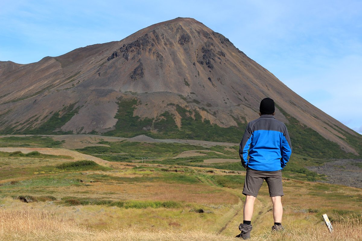 Die Besteigung des Hlíðarfjall